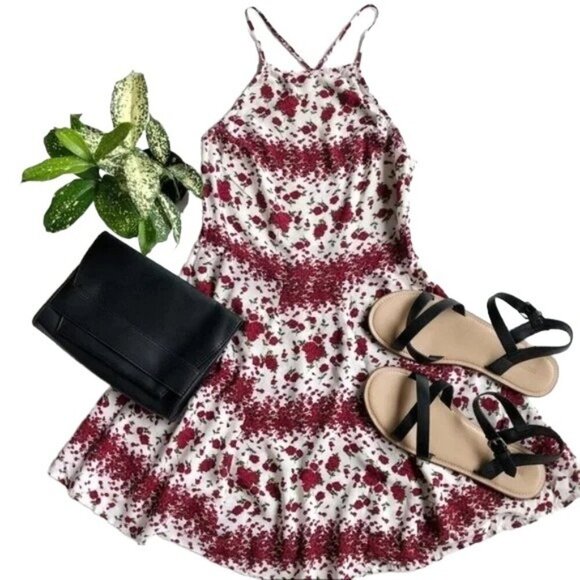 Brandy Melville Rambling Roses Slip Mini Dress - Picture 4 of 7